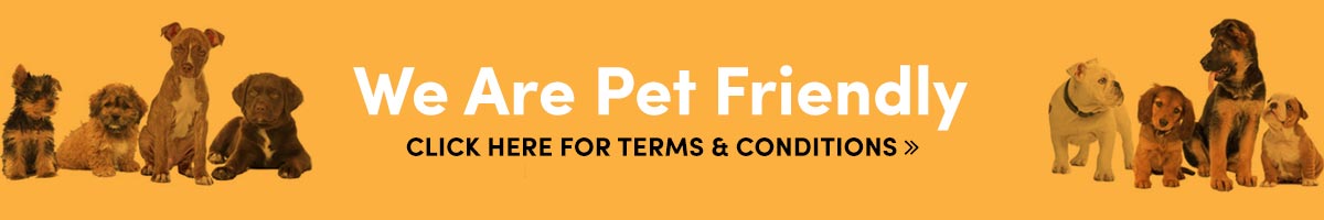 We are Pet Friendly